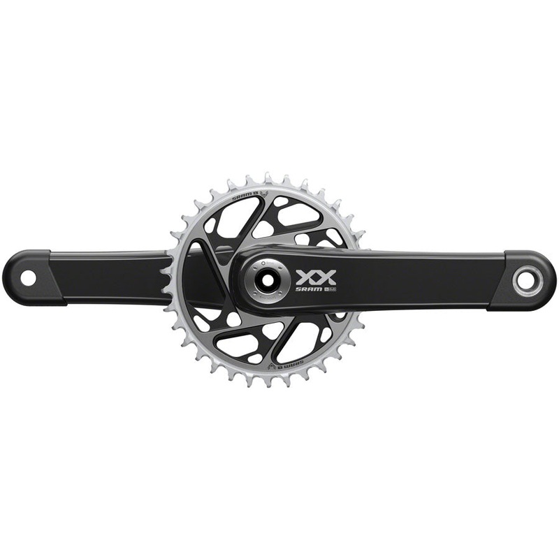 NEW SRAM XX SL Eagle T-Type Crankset – 12-Speed, 34t Chainring, Direct Mount, DUB Spindle Interface, Black 165mm