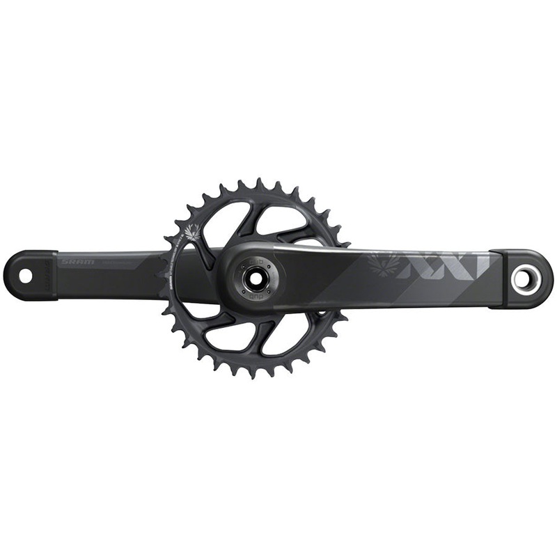 NEW SRAM XX1 Eagle Crankset – 1×12 speed, Direct Mount, DUB Spindle Interface, Gray Non-Boost 135/142 / 49mm 170mm 34t