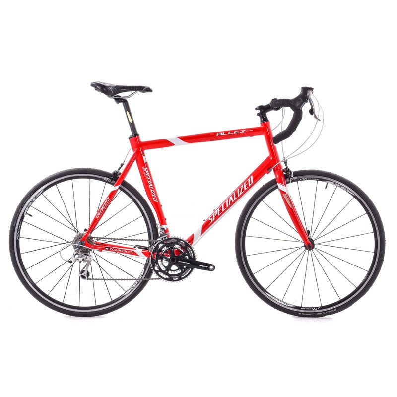 USED 2005 Specialized Allez Elite Alloy XXL Road Bike Shimano 105 3×9 Speed Red