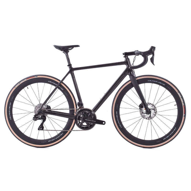 USED 2023 Alchemy Atlas 54cm Carbon Road Bike Shimano Dura-Ace Di2 2×12 speed Carbon C50 Wheels Made in USA