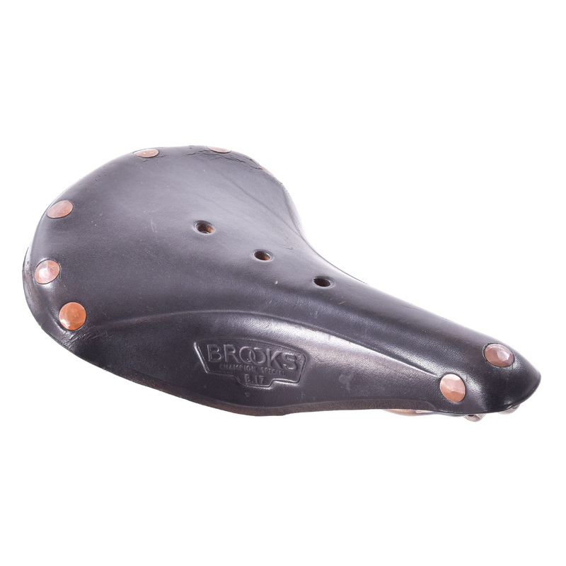 USED Brooks B17 Special Leather Titanium Rails Saddle Black