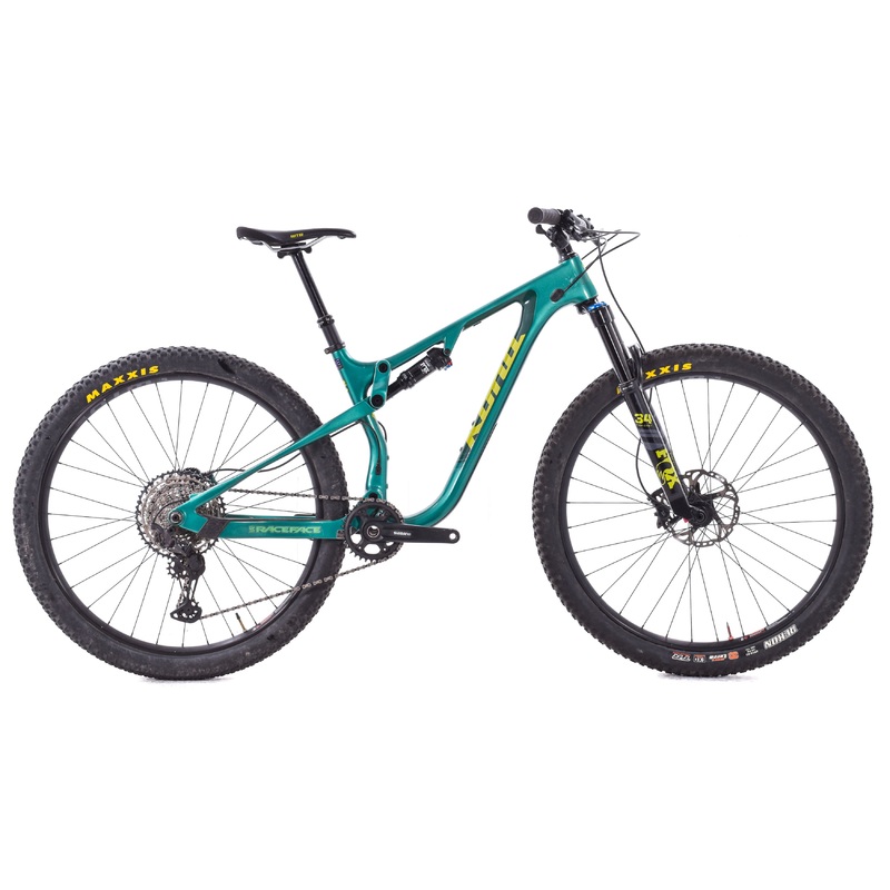 USED Kona Hei Hei Medium Carbon Full Suspension 29″ Mountain Bike Shimano SLX/ XT 1×12 Fox 34