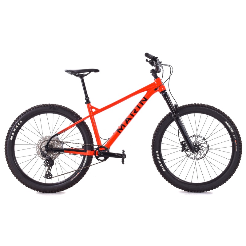 USED Marin San Quentin 3 Hardtail Mountain Bike Medium 27.5″ Shimano Deore 1×12 speed Red/Orange