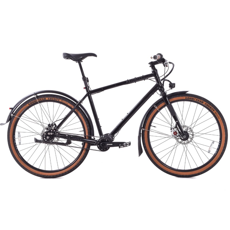 USED Priority 600 All-Road Gravel Bike Medium 12 speed Pinion Gear Box w/ Gates Belt Drive Black