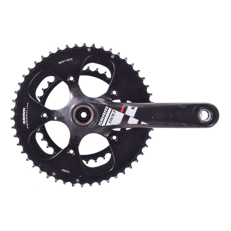 USED SRAM Red 50/34T 10 speed 170mm Carbon Road Crank GXP