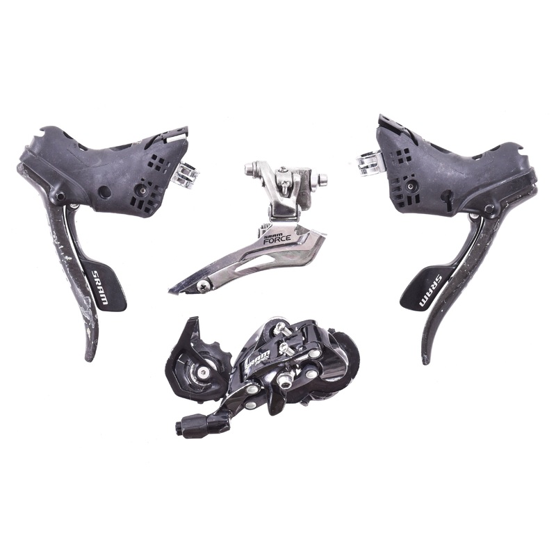 USED SRAM Rival/Apex 2×10 Road/Gravel Groupset Shifter/Brake Levers and Derailleurs