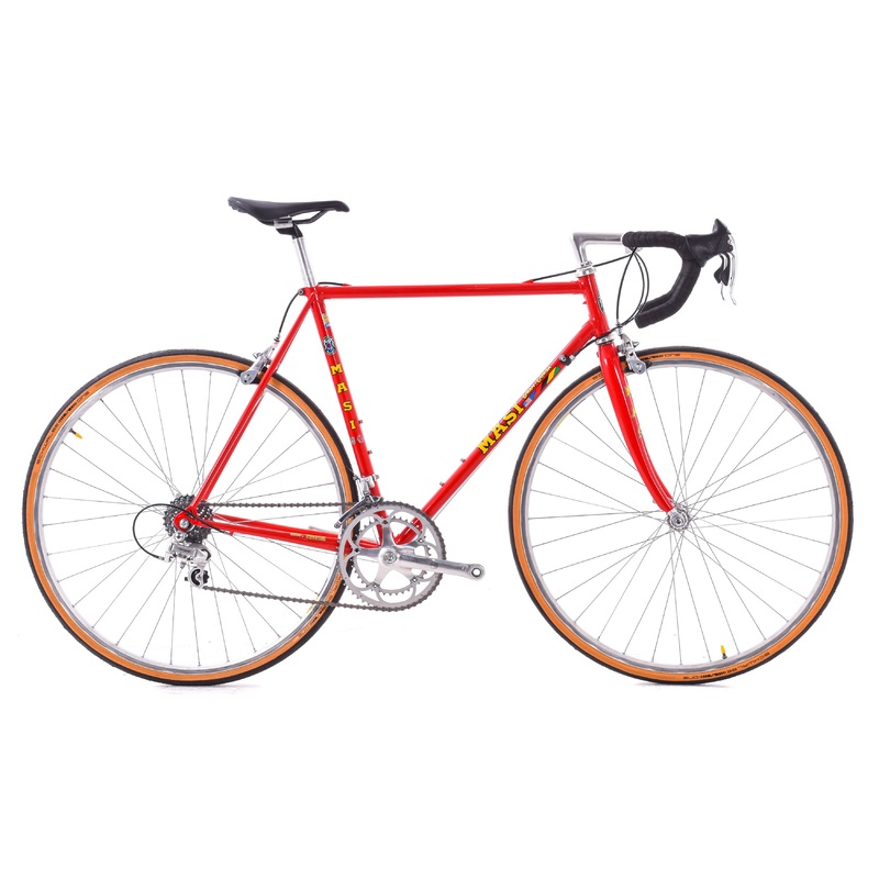 USED Vintage 1990/91 Masi Gran Corsa Lugged Columbus Steel 56cm Road Bike Campagnolo 2×8 speed