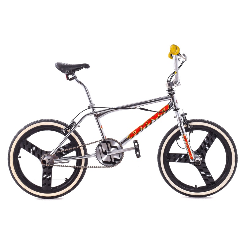 USED Vintage 1990’s GT Dyno Air Chrome BMX w/ 20″ Mag Wheels Freestyle – AS IS