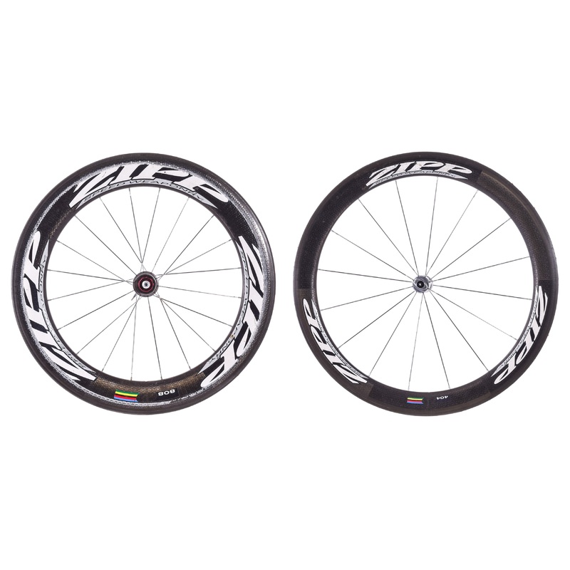 USED Zipp 404/808 Carbon Tubular Wheelset 700C Rim Brake Quick Release Shimano HG 10 speed