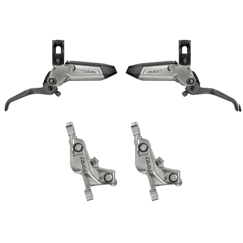 NEW Level Ultimate Stealth 4-Piston Disc Brake and Lever – Front and Rear Set