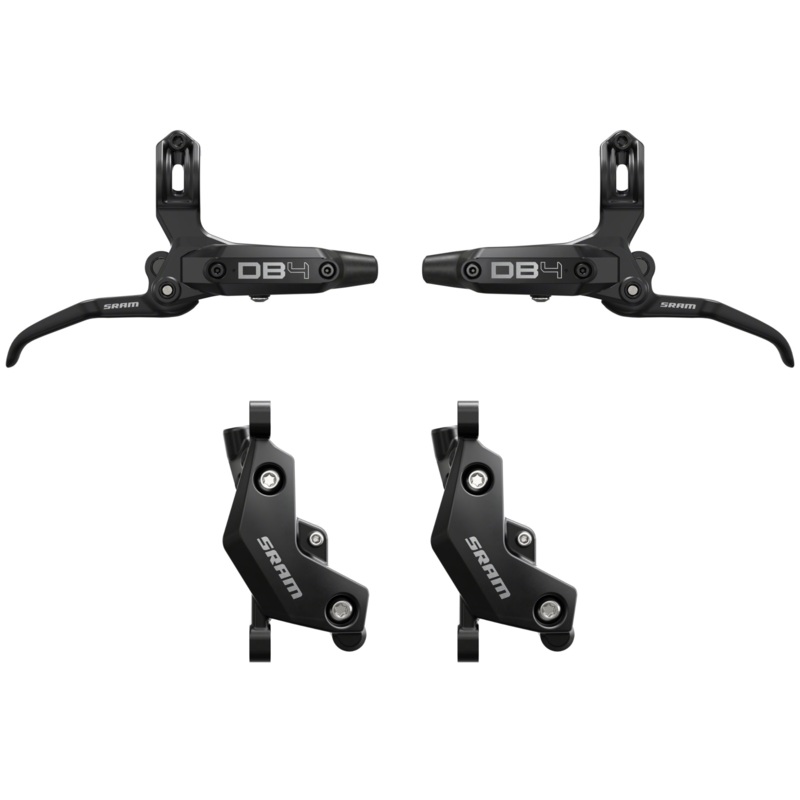 NEW SRAM DB4 4-Piston Disc Brake and Lever – Front and Rear Set