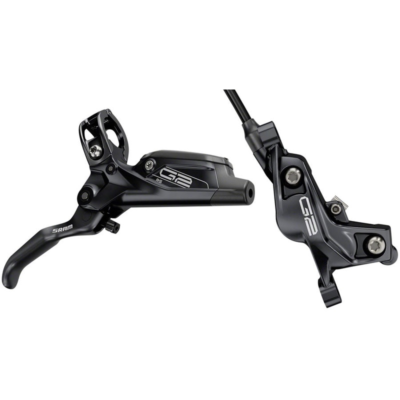 NEW SRAM G2 RS Disc Brake and Lever – Rear, Hydraulic, Post Mount, Diffusion Black Anodized, A2