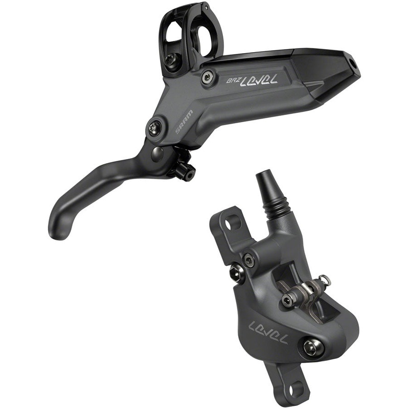 NEW SRAM Level Bronze Stealth Disc Brake and Lever – Front, Post Mount, 2-Piston, Aluminum Lever, SS Hardware, Dark Polar, C1