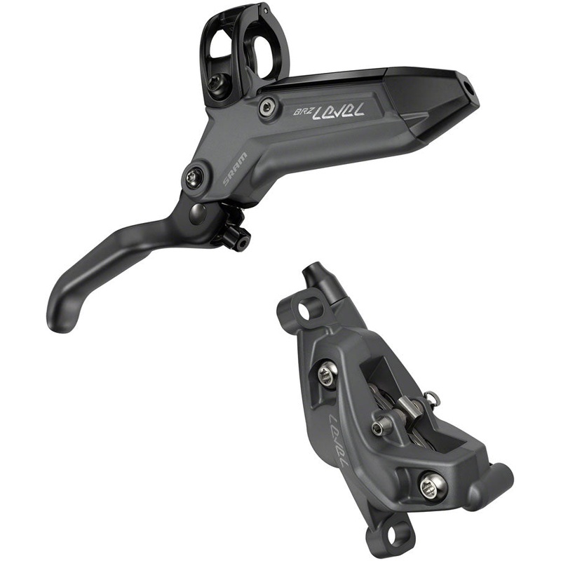 NEW SRAM Level Bronze Stealth Disc Brake and Lever – Front, Post Mount, 4-Piston, Aluminum Lever, SS Hardware, Dark Polar, C1