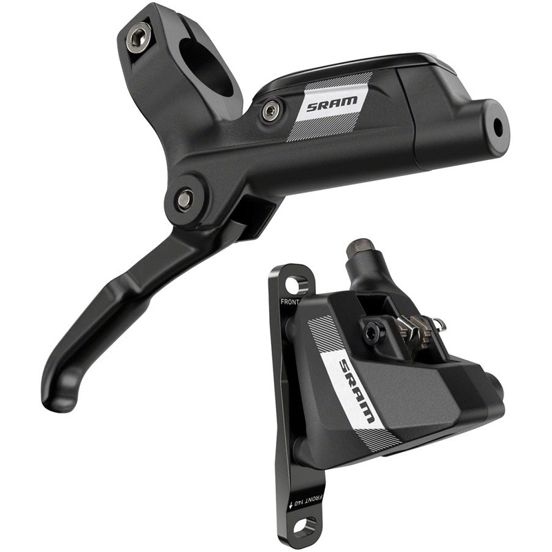 NEW SRAM S300 Disc Brake and Lever – Left/Front , Flat Mount, 2-Piston, 20mm Offset, Black, A1