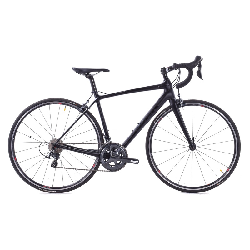 USED 2016 Trek Emonda SL6 H2 52cm Carbon Road Bike Shimano Ultegra 2×11 speed Rim Brake Black