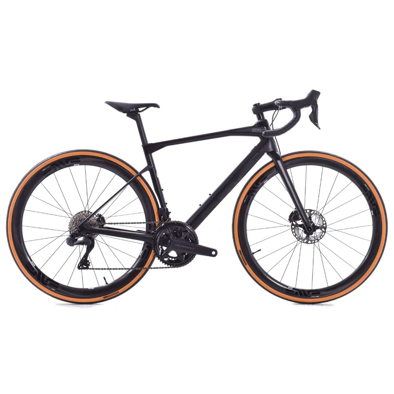 USED 2023 BMC Roadmachine 01 FIVE 51cm Carbon Road Bike Shimano Ultegra Di2 2×12 speed ENVE Black