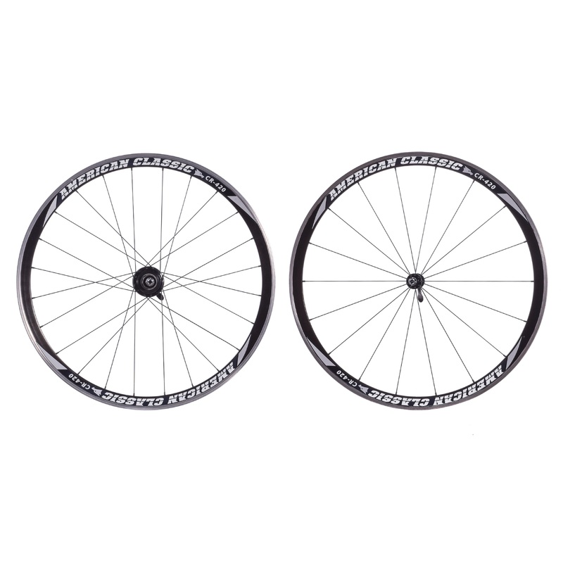USED American Classic CR-420 700C Alloy Road Wheelset Quick Release Rim Brake 10 speed Shimano HG