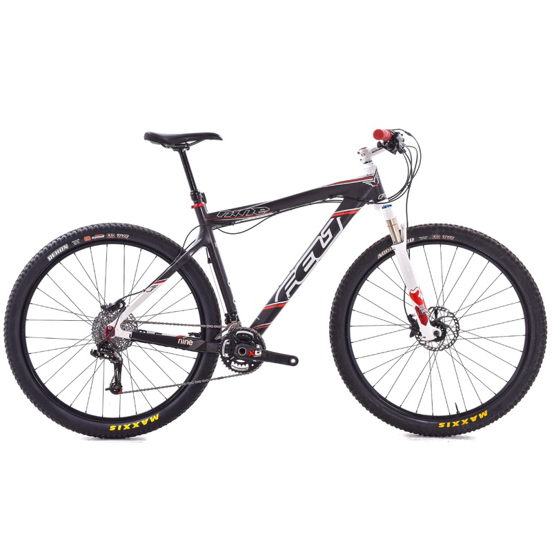 USED Felt Nine-Team Hardtail Mountain Bike 20.5″ Carbon SRAM X0 2×10 Speed 29″