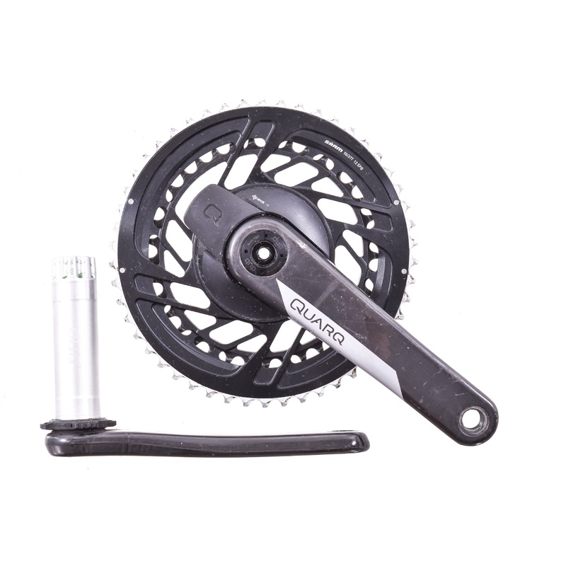 USED Quarq Carbon Power Meter Crankset 172.5mm DUB SL SRAM AXS 50/37T 2×12 speed Red Force