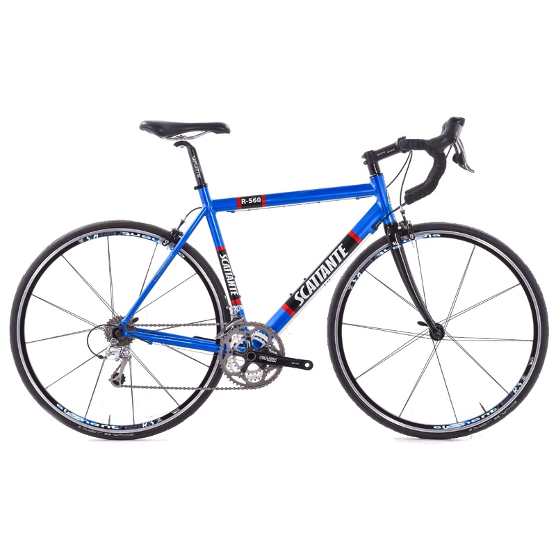 USED Scattante R-560 Road Bike 54cm Shimano 105 3×10 speed Blue Aluminum