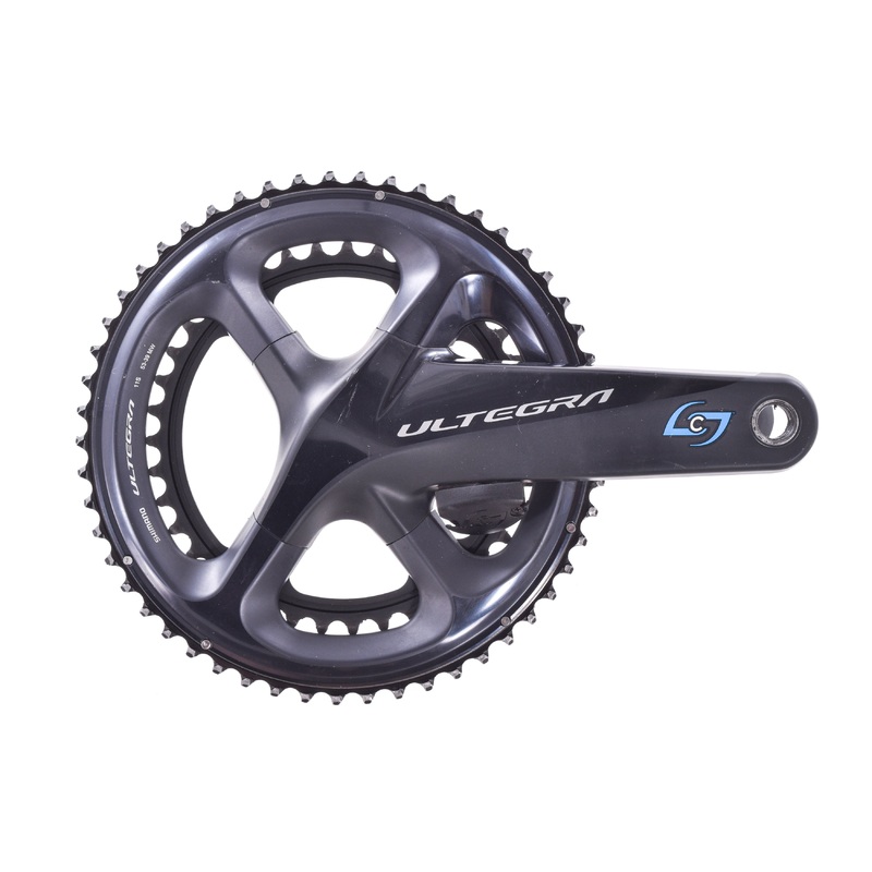 USED Shimano Ultegra FC-R8000 Stages Dual Sided Power Meter Crankset 172.5mm 53/39T