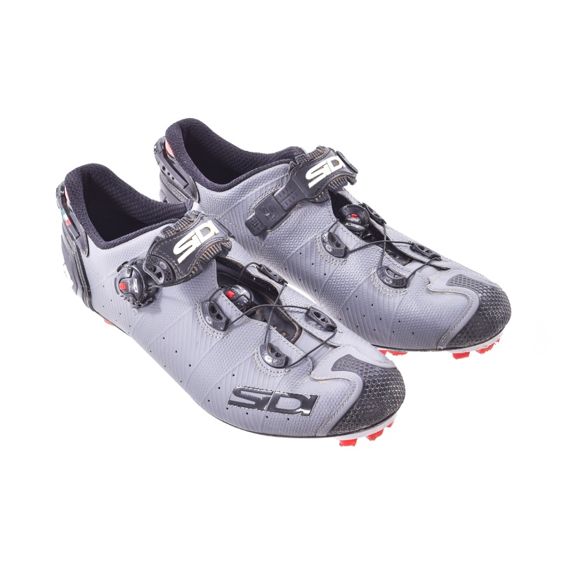 USED SIDI Drako 2 Mountain Shoes EU 45 SRS Carbon Sole 2-Bolt SPD