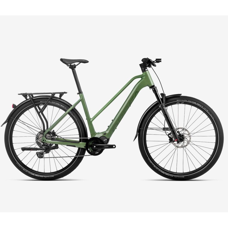 NEW 2023 Orbea Kemen MID 30 20mph Hybrid eBike – 540Wh – Shimano EP801 SM Urban Green (Gloss – Matte)