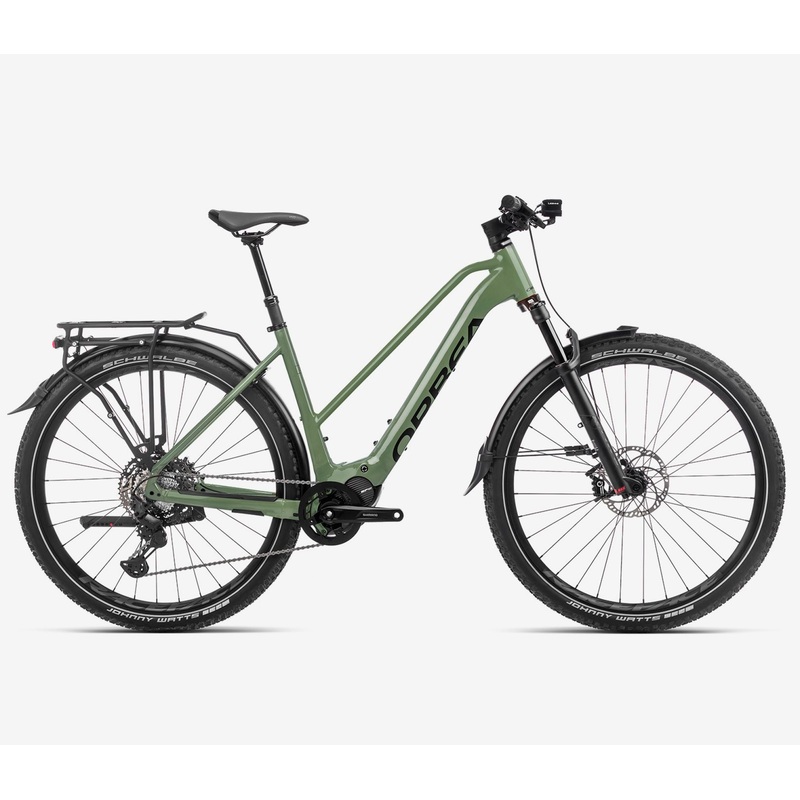 NEW 2023 Orbea Kemen MID SUV 10 28MPH Hybrid eBike – 540Wh – Shimano EP801 SM Mango (Gloss) – Black (Matte)