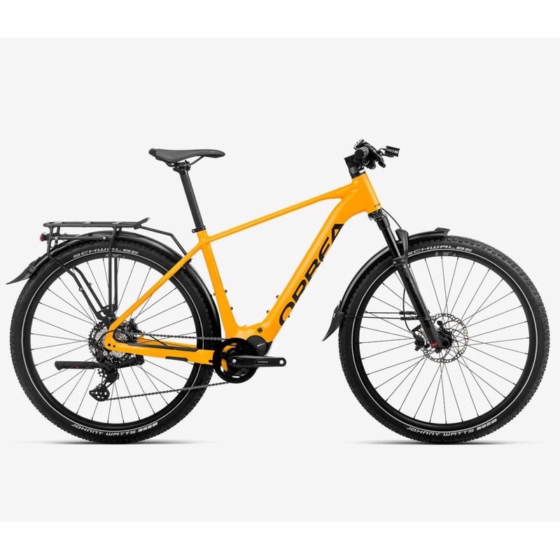 NEW 2023 Orbea Kemen SUV 30 20mph Hybrid eBike – 540Wh – Shimano EP801 SM Mango (Gloss) – Black (Matte)