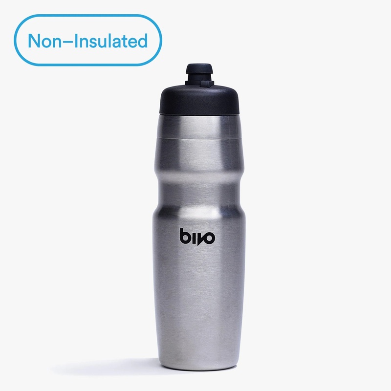 NEW Bivo Duo – 25oz Stainless Steel Water Bottle Black