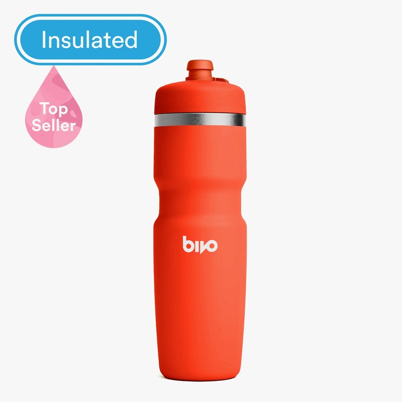 NEW Bivo Trio – 21oz Insulated Stainless Steel Water Bottle Black