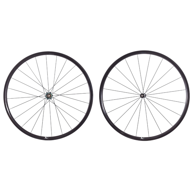 NEW Extralite Cyber Carbon Tubular Road Wheelset 700C Campagnolo Rim Brake QR