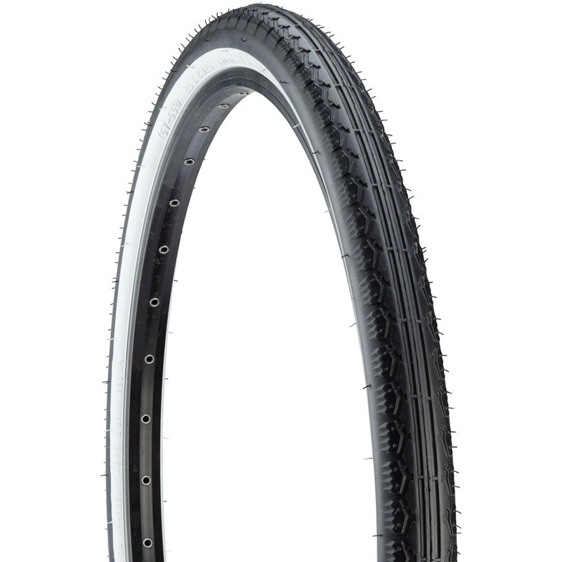 NEW Kenda Cruiser K130 Tire – 26 x 2.125, Clincher, Wire, Black/White, 22tpi