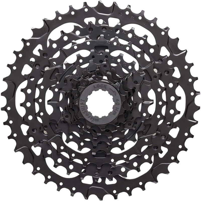 NEW microSHIFT Acolyte Cassette – 8 Speed, 11-42t, Black, ED Coated