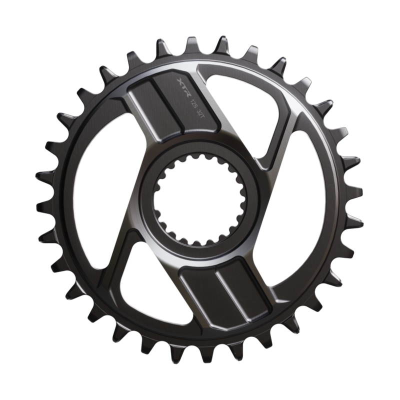 NEW Shimano XTR SM-CRM96 1x Direct Mount Chainring – Shimano Direct Mount, For 12-Speed HG+ Chain, Fits M9200 and M9220 Crank, Dark Gray 28t