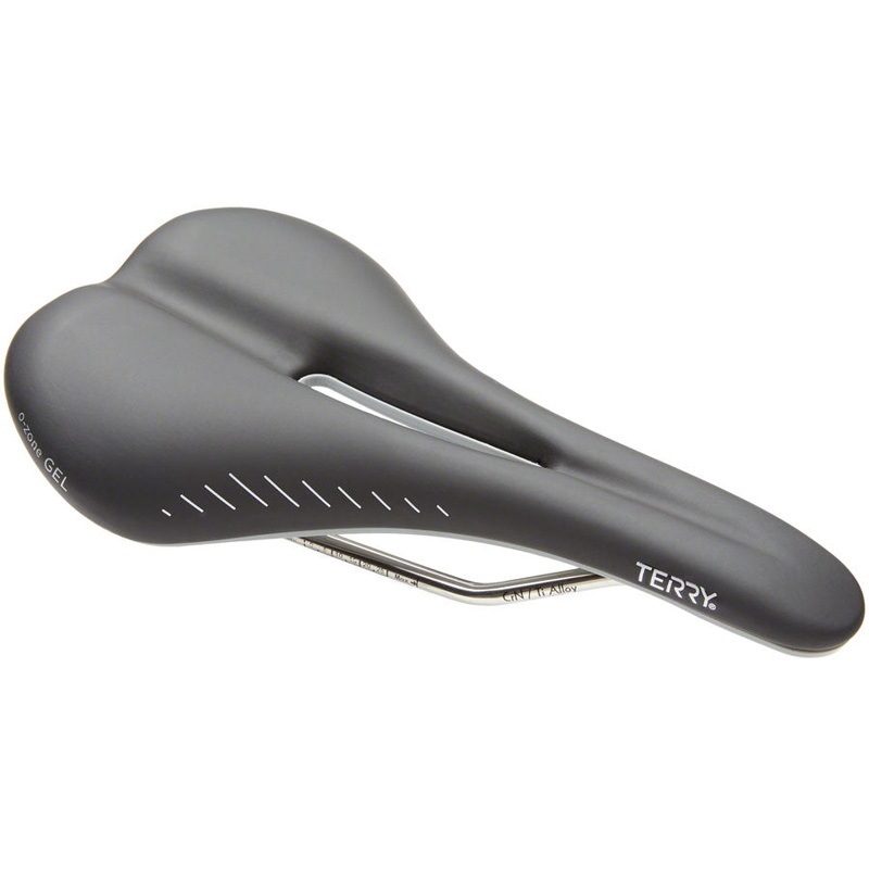 NEW Terry Raven Ti Gel Saddle – Titanium, Black