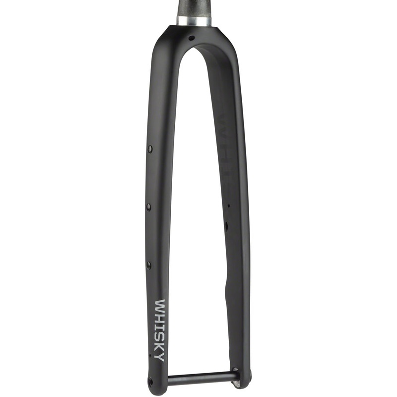 NEW WHISKY No.9 CXLR Fork – 12mm Thru-Axle, 1.5″ Tapered Carbon Steerer, Flat Mount Disc, Matte Black