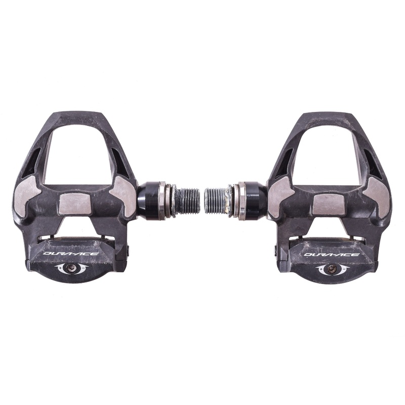 USED Shimano Dura-Ace 9100 PD-R9100 SPD-SL Pedals Carbon Road Clipless