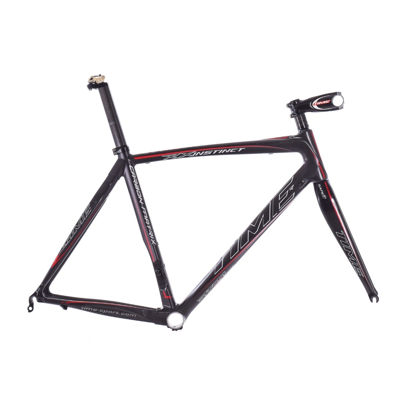 USED Time RX Instinct Carbon Matrix Road Bike Frame Small Rim Brake Quick Release