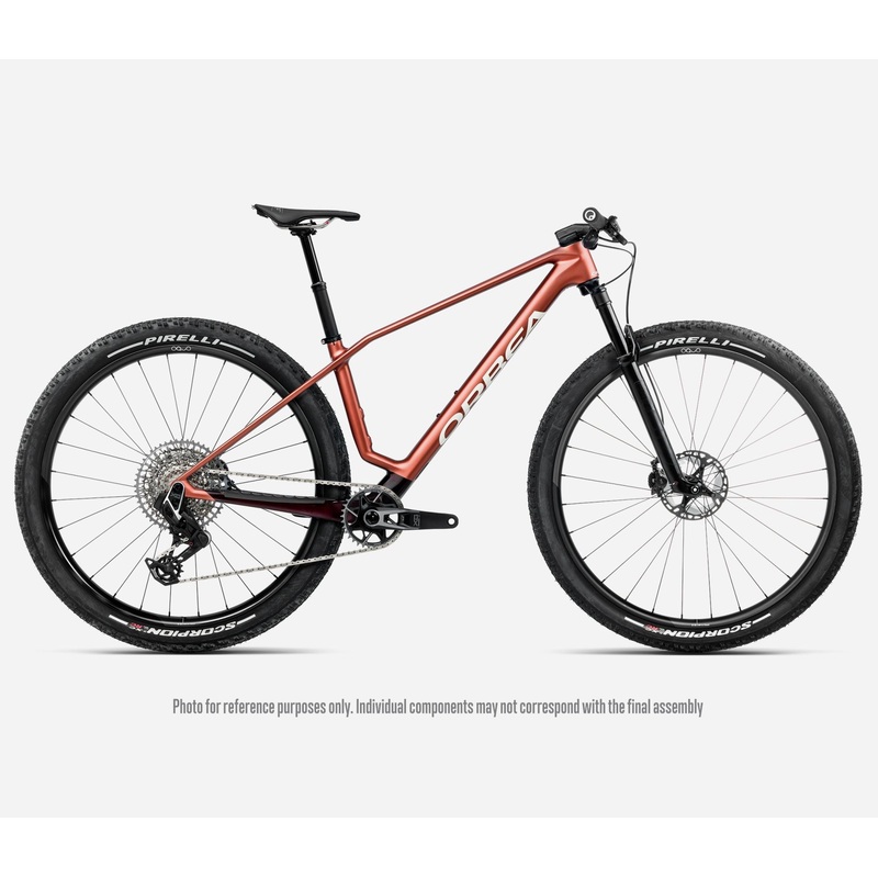 NEW 2026 Orbea ALMA M-TEAM AXS Carbon XC Mountain Bike S Mars Red (Matt) – Metallic Burgundy Red (Gloss)