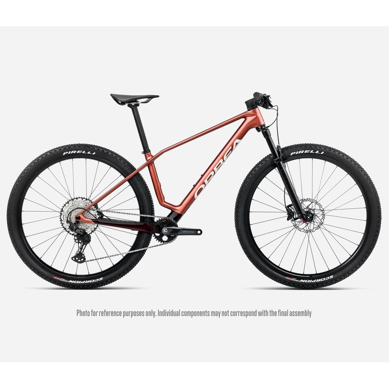 NEW 2026 Orbea ALMA M30 Carbon XC Mountain Bike S Mars Red (Matt) – Metallic Burgundy Red (Gloss)