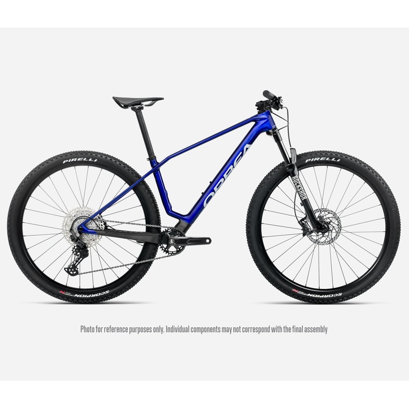 NEW 2026 Orbea ALMA M50 Carbon XC Mountain Bike S Cobalt Blue (Gloss) – Carbon Raw (Matt)