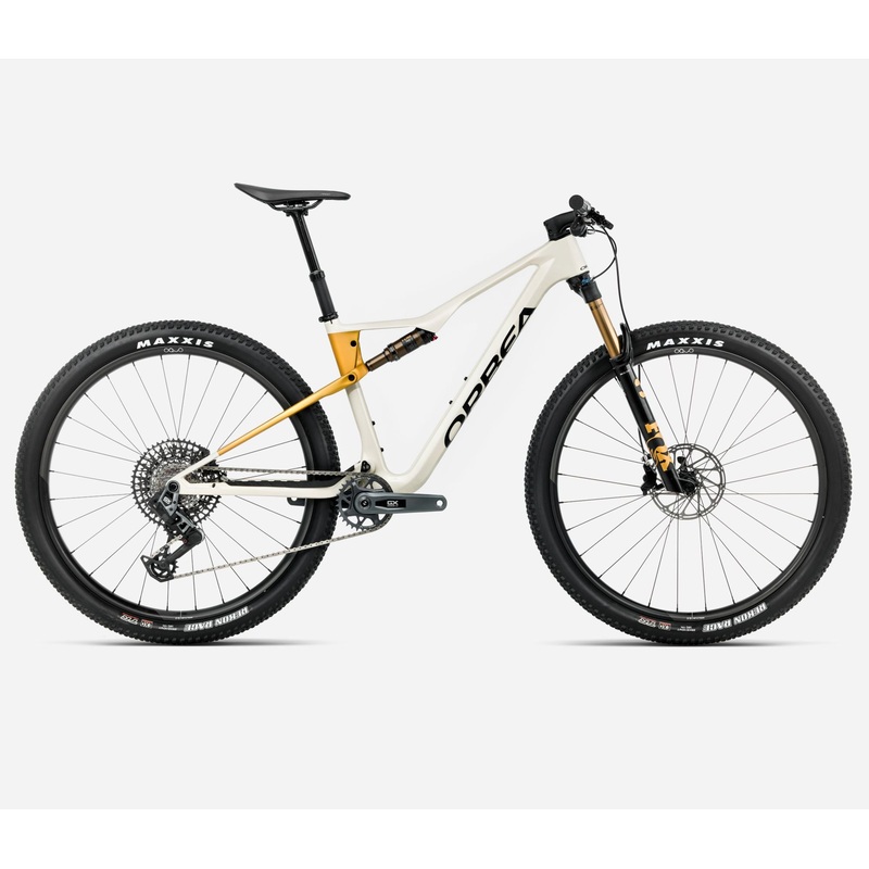 NEW 2026 Orbea OIZ M10 AXS Carbon XC Mountain Bike S Ivory White (Gloss) – Bumblebee Yellow (Matt)