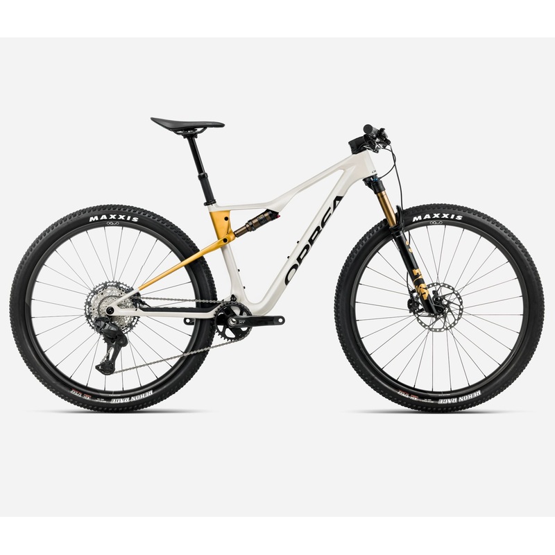 NEW 2026 Orbea OIZ M10 Carbon XC Mountain Bike S Ivory White (Gloss) – Bumblebee Yellow (Matt)