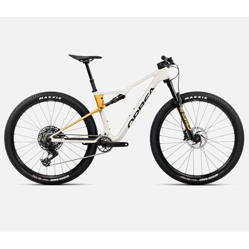 NEW 2026 Orbea OIZ M21 Carbon XC Mountain Bike S Ivory White (Gloss) – Bumblebee Yellow (Matt)