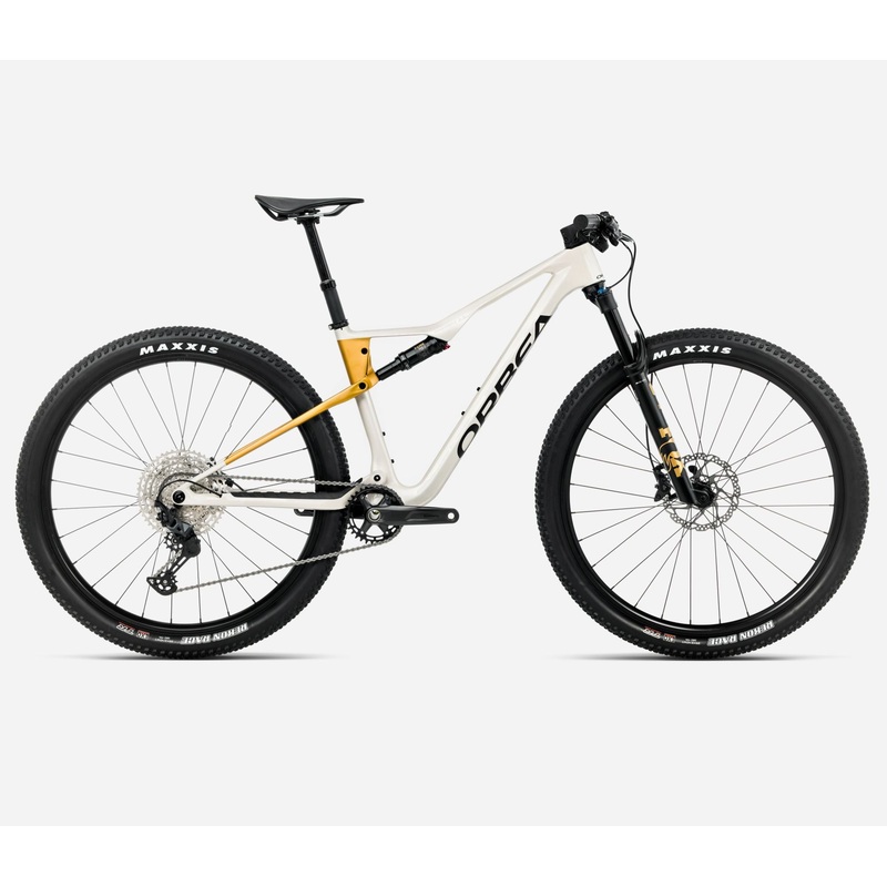NEW 2026 Orbea OIZ M30 Carbon XC Mountain Bike S Ivory White (Gloss) – Bumblebee Yellow (Matt)