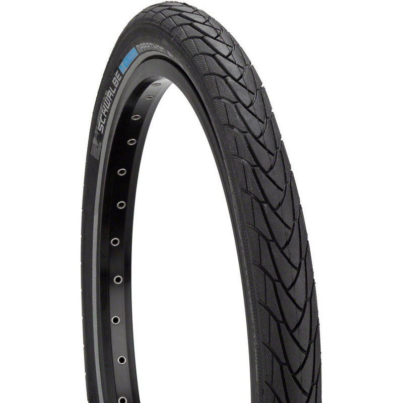 NEW Schwalbe Marathon Plus Tire – 16 x 1.35, Clincher, Wire, Black/Reflective, Performance, Endurance, SmartGuard, E-50