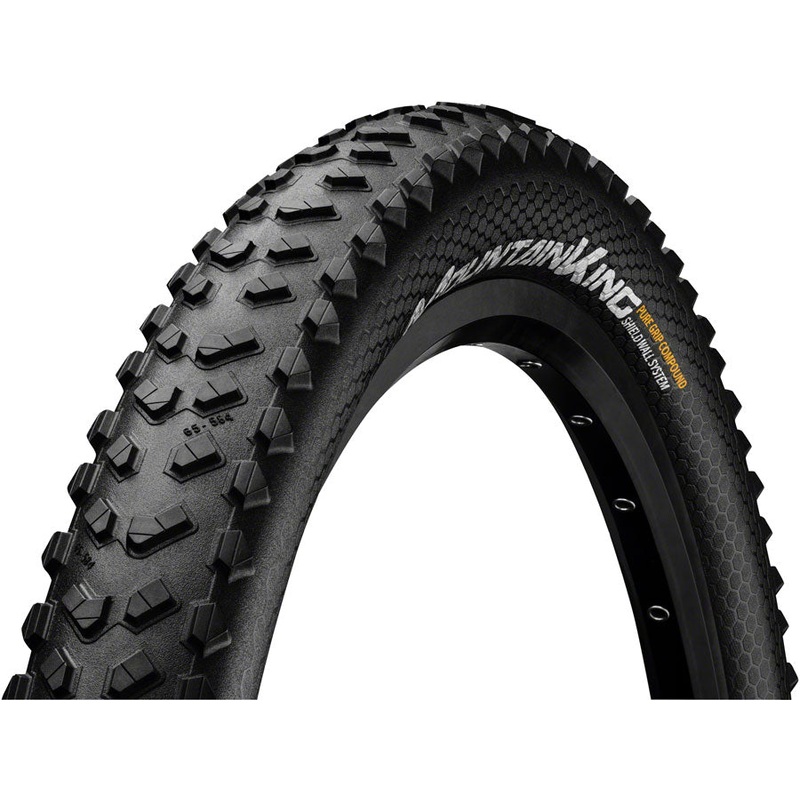 Continental Mountain King Tire – 26 x 2.30, Tubeless, Folding, Black, PureGrip, ShieldWall System, E25