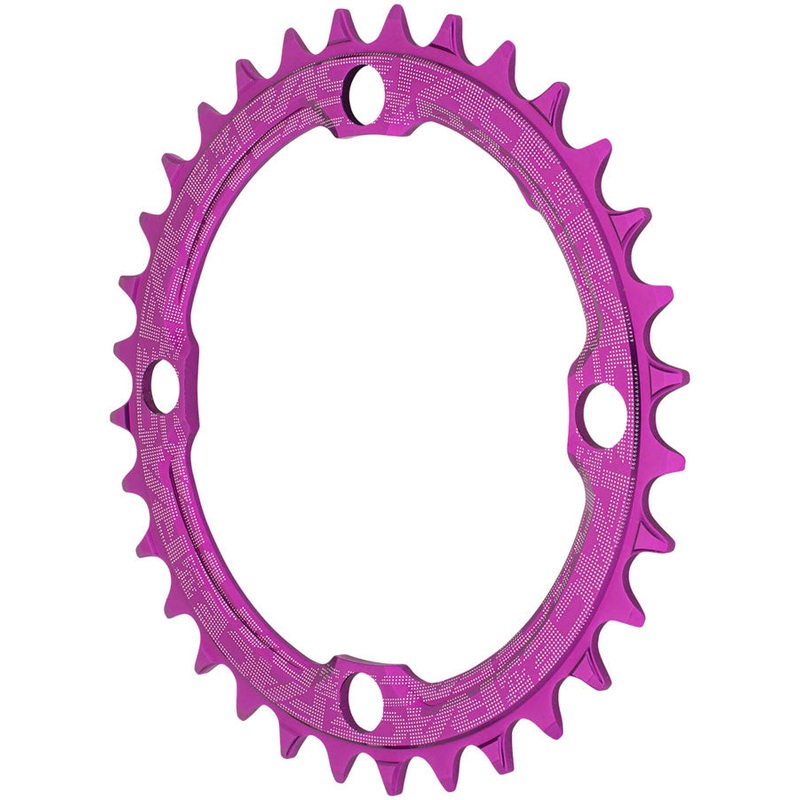 NEW RaceFace 1x Narrow Wide Chainring – 36t, 104 BCD, 10-12 Speed, 7075 Aluminum, Purple